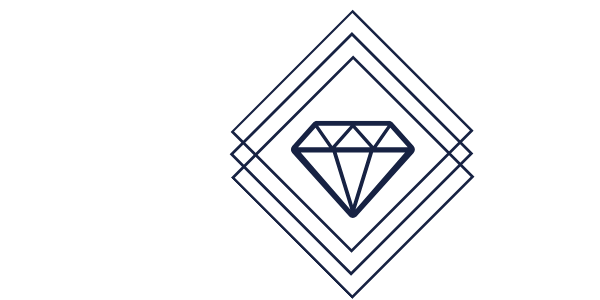 Geometric diamond shapes overlaying each other